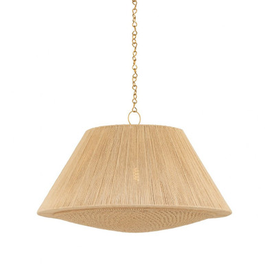 Mystic 1 Light Oversized Pendant by Hudson Valley - 9436-AGB