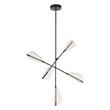 Mulberry Light Oversized Chandelier by Kuzco CH62737-BK/LG - CH62737