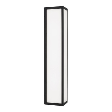 Irvin 9W 1 LED Outdoor Wall Lantern 29 Inch Tall X 7.5 Inch Wide by Capital - 954731BK-LD
