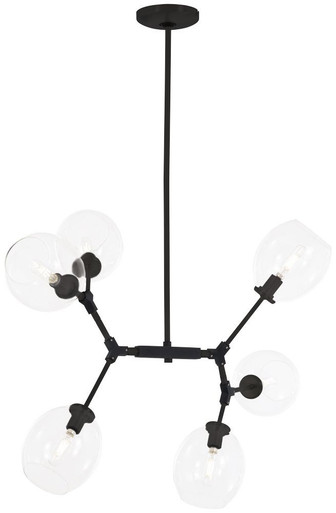 Nexpo 6 Light Oversized Chandelier by George Kovacs - P1366-66A