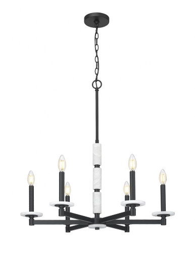 Kaden 6 Light Chandelier 29 Inch Tall and 28 Inch Wide by Z Lite - 3045-6