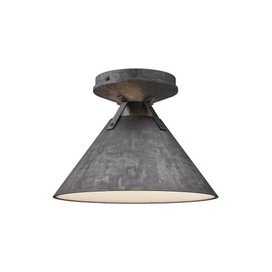 Archer 1 Light 9.5 Inch Wide Flush Mount by Alora - FM584507