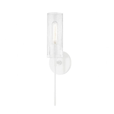 Olivia 1 Light Wall Sconce 17.5 Inch Tall by Mitzi H220101-SWH - H220101-SWH