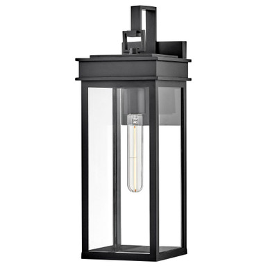 Cole 1 Light Medium Outdoor Wall Lantern by Lark - 82064BK