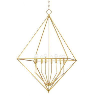 Haines 6 Light Lantern 43 x 32 Inch by Hudson Valley by Hudson Valley - 3140-GL