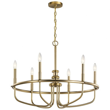 Capitol Hill 6 Light Large Chandelier by Kichler - 52304