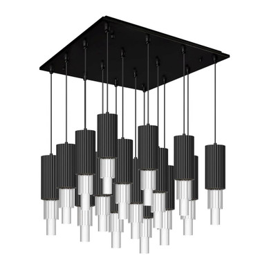 Bordeaux 170W LED Pendant 17.13 Inch Tall and 19.75 Inch Wide by Alora - MP502204-16