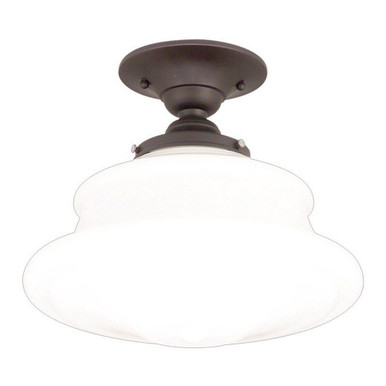 Petersburg 1 Light 12.63 Inch Wide Semi Flush Mount by Hudson Valley - 3412F