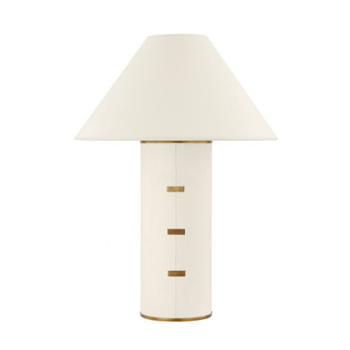 Bond 1 Light Table Lamp 26 Inches Tall and 18.5 Inches Wide by Troy - PTL1326-PBR