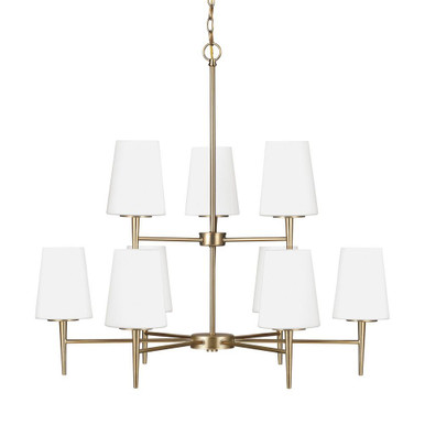 Driscoll 9 Light Large Chandelier by Generation Lighting - 3140409