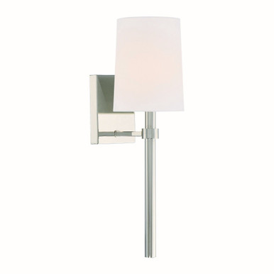 Bromley 1 Light Candle Style Wall Sconce by Crystorama - BRO-451