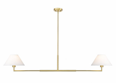 Leila 2 Light Chandelier In Modern Style 9.5 x 12 Inches Wide by Z-Lite - 744-62L
