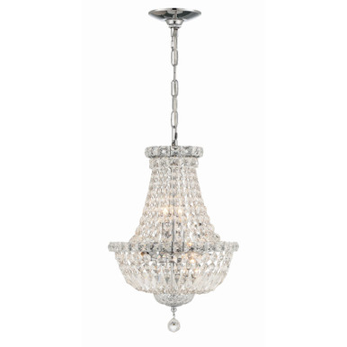 Roslyn 5 Light Mini Chandelier by Crystorama - ROS-A1006-CH-CL-MWP