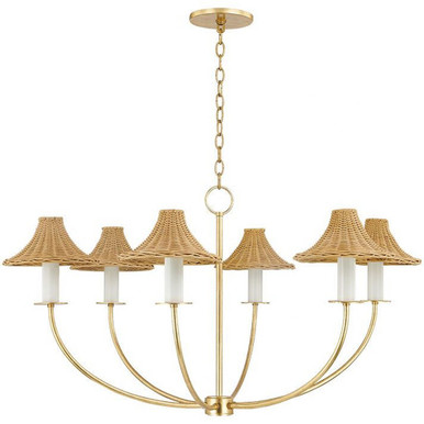 Twila 6 Light Oversized Chandelier by Mitzi - H868806-VGL