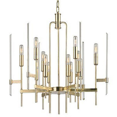 Bari 12 Light Medium Chandelier by Hudson Valley - 9912