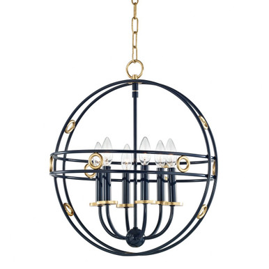 Jade 6 Light Large Pendant by Mitzi - H236706-GL