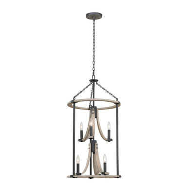Middleton 6 Light Large Foyer Pendant by Kalco - 506650NI