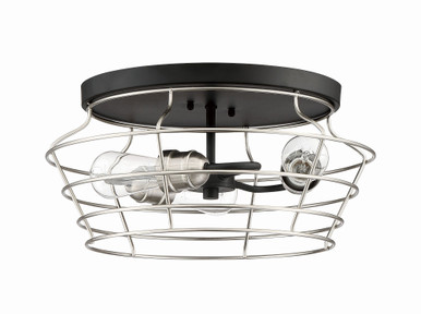 Thatcher 3 Light 16.5 Inch Wide Flush Mount by Craftmade - 50683-8165