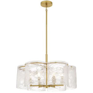 Maisie 6 Light Pendant 15 Inch Tall and 24 Inch Wide by Quoizel - MAI2824BRG