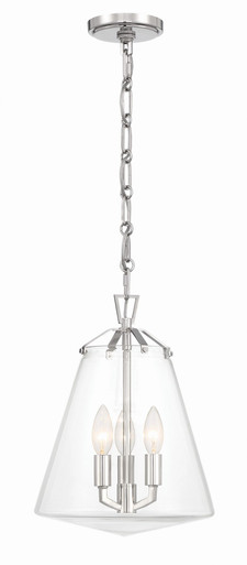 Voss 3 Light Mini Pendant by Crystorama - VSS-7004