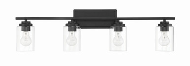 Clark 4 Light Bath Vanity 9.38 Inch Tall and 35 Inch Wide by Craftmade - 20435