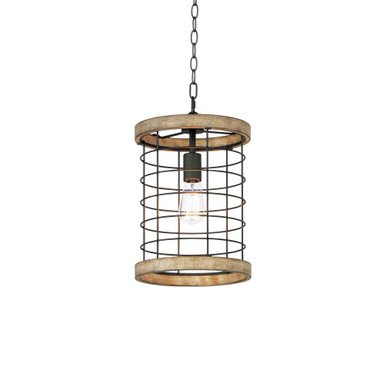 Homestead 1 Light Small Pendant by Maxim - 12519DWBK