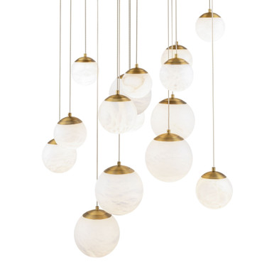 Pisces 115W 15 LED Light Large Pendant by Modern Forms - PD-34415R