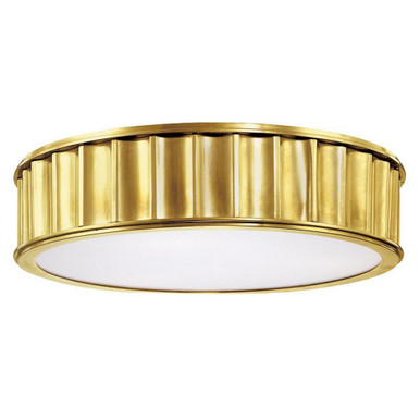 Middlebury 3 Light 16 Inch Wide Flush Mount by Hudson Valley - 912