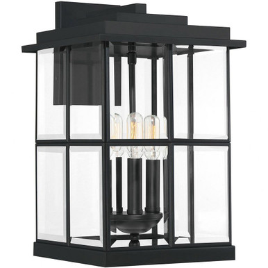 Mulligan 3 Light Outdoor Wall Lantern by Quoizel - MGN8410MBK