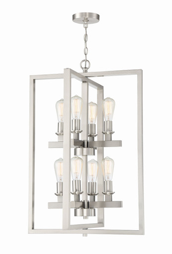 Chicago 8 Light Medium Foyer Chandelier by Craftmade - 53138