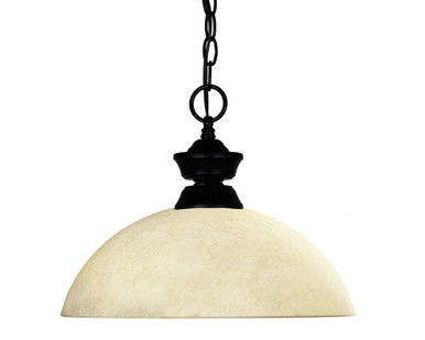 Windsor 1 Light Medium Pendant by Z-Lite - 100701MB-DGM14