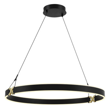 Recovery X 68W 1 LED Light Oversized Pendant by George Kovacs - P5406-689-L