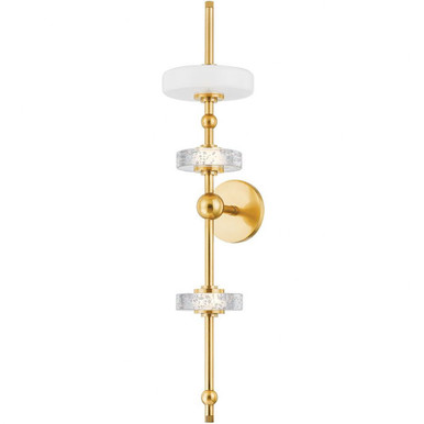 Maynard 10W 3 LED Wall Sconce by Hudson Valley - 8130-AGB