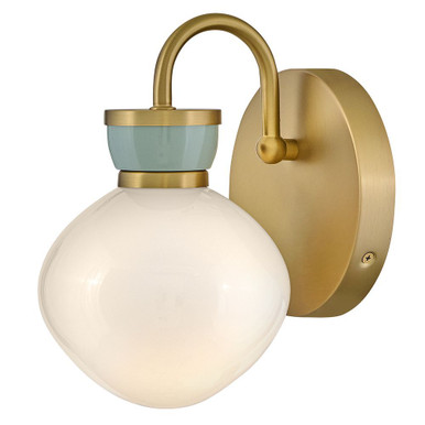 Lucy 7W 1 LED Small Wall Sconce 9.5 Inch Tall and 6 Inch Wide by Lark - 85590