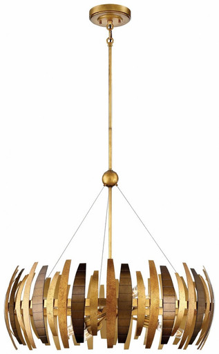 Manitou 6 Light Large Chandelier by Minka Metropolitan - N7837-659