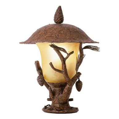 Ponderosa Outdoor Pier Mount Base 2.5 Inch Tall and 6.5 Inch Wide by Kalco - 9178PD