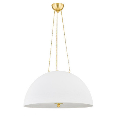 Chiswick 4 Light Large Pendant by Hudson Valley - MDS1101-AGB/WP