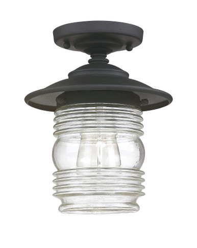 Creekside 1 Light Outdoor Semi Flush Mount by Capital - 9677