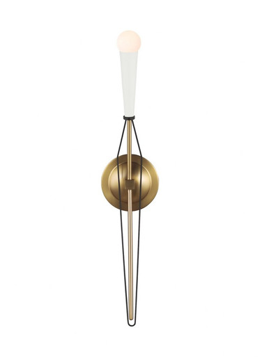 Piro 1 Light Wall Sconce by Visual Comfort Studio - ew1101mbkbbs