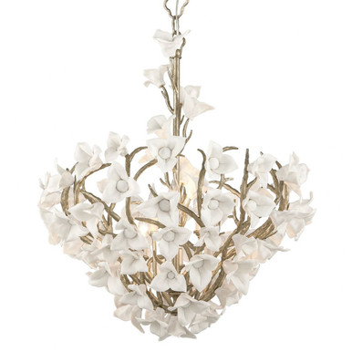 Lily 6 Light Large Chandelier by Corbett - 211-47-SGL