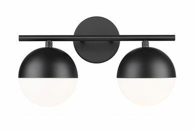 Realm Sphere 2 Light Bath Vanity 9.75 Inch Tall and 16 Inch Wide By Z-Lite - 7517-2V