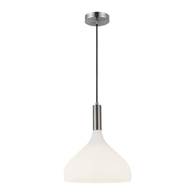Belleview 1 Light Pendant 14.25 Inch Tall and 11.88 Inch Wide by Alora - PD532312BNOP