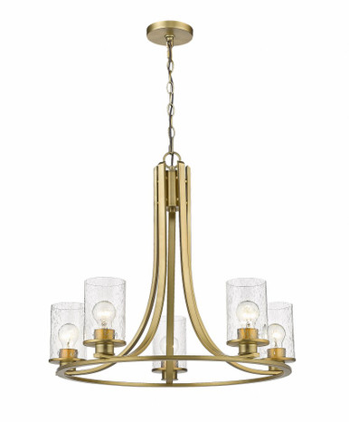 Beckett 5 Light Chandelier 24 x 27 Inch by Z-Lite - 492-5OBR