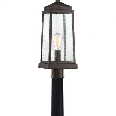 Ravenel  1 Light Outdoor Post Lantern  20 Inches high by Quoizel  - RNL9008WT