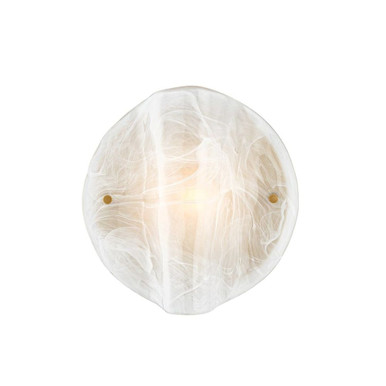Dale 1 Light Wall Sconce 9.5 Inch Tall and 9.5 Inch Wide by Troy - B2410-PBR