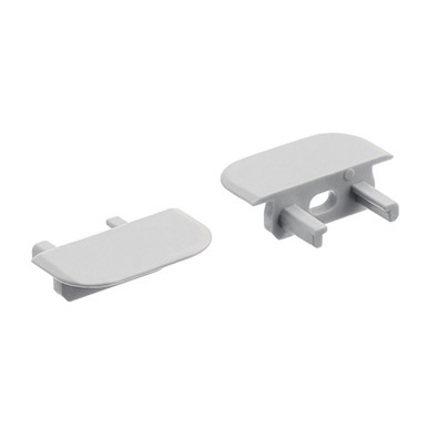 Ils Te Series Shallow Well Rc End Cap (5 Pair) by Kichler - 1tee1swrcssil