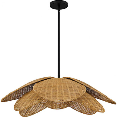 Willa 4 Light Pendant 10.5 Inch Tall and 30 Inch Wide by Quoizel - WLL2830MBK