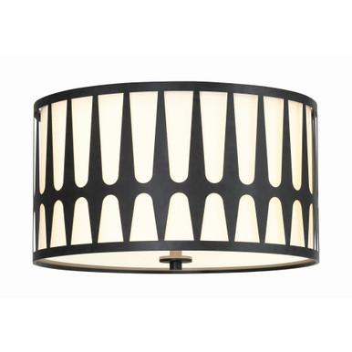Royston 3 Light 18 Inch Wide Flush Mount by Crystorama - ROY-800