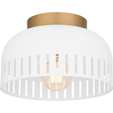 1 Light 11 Inch Wide Flush Mount by Quoizel - QFL6208