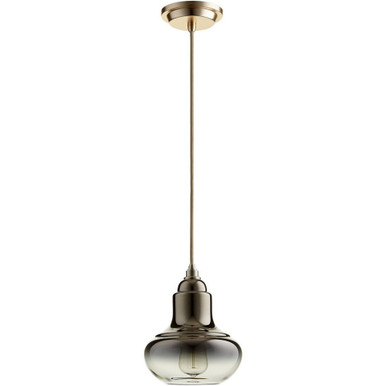 Camille 1 Light Small Pendant 9.25 Inch Tall by Cyan - 076CAM